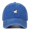 Embroidered Baseball Cap With Goose Pattern For Uninsex Casual And Fashionable City Style Duckbill Cap