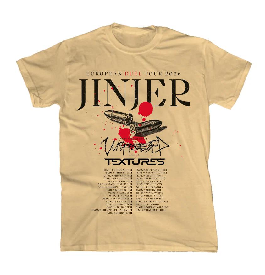 New Jinjer Duél Tour Collection Full Size S to 5XL MD1346 Unisex T-Shirt M