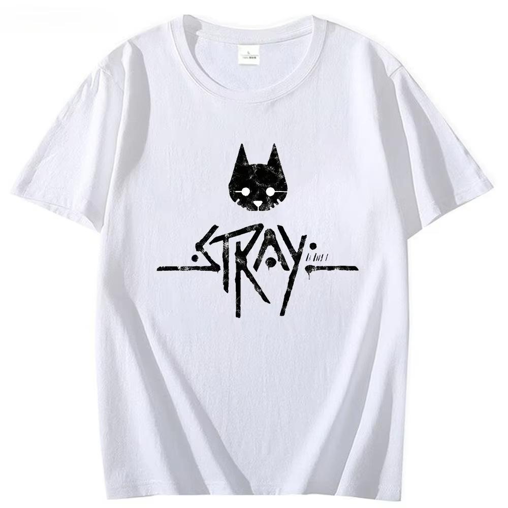 Kpop Cat Game T Shirt Women Clothes Cotton Unisex Unisex Casual Female Harajuku Camisas Streetwear Short Sleeve Tee Game Shirt