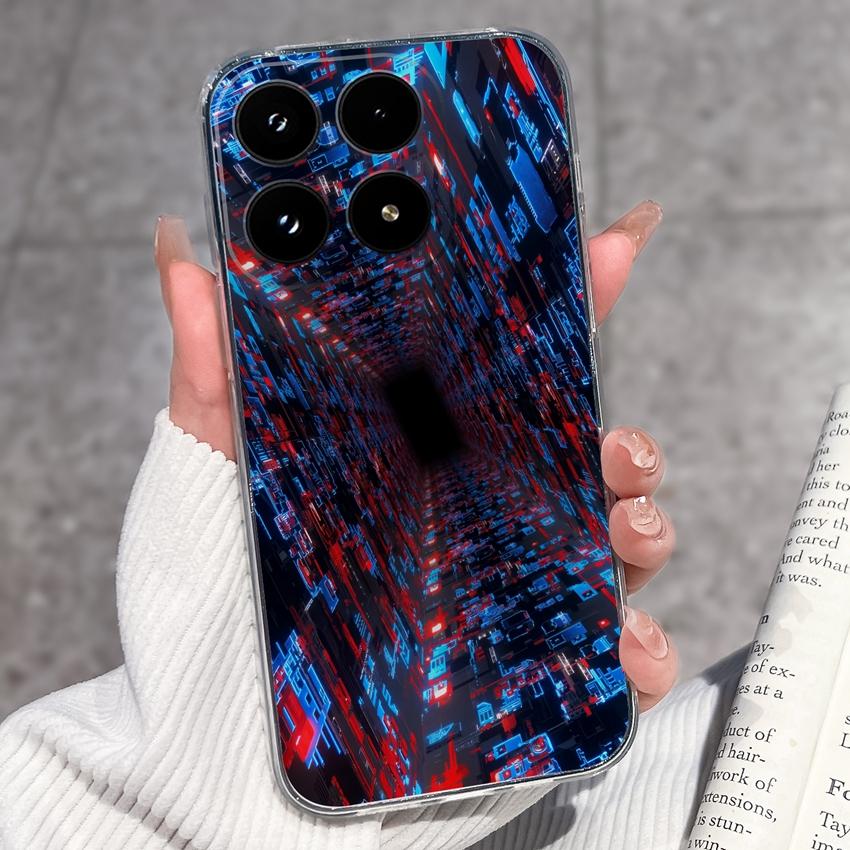 For Xiaomi 17 Mi 11T 11 10T 10 Pro 10S Phone Cover Sleeping Beauty Pattern Black TPU Soft Silicone Shockproof Protective Casing For Xiaomi Bumper Case