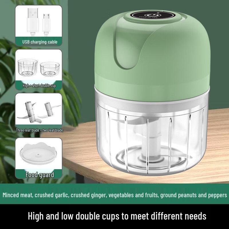 Yingtang Cordless Mini Electric Garlic Chopper & Food Processor