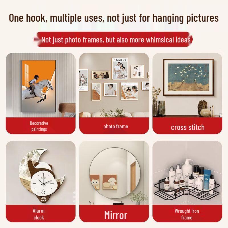 Traceless Adhesive Picture Hangers