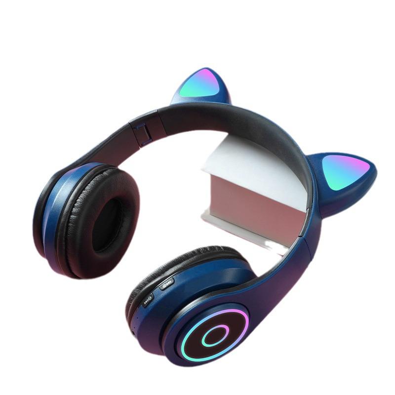 Cat Ear Luminous Wireless Bluetooth Headset B39A