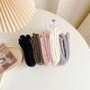 10 Pairs of Ladies Autumn Winter Thickened Warm Cat PAWS Stereo Small Ears Coral Wool Home Floor Socks