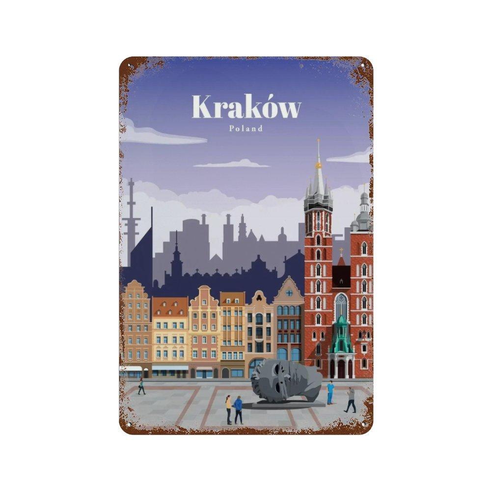 Amsterdam London Iceland Bali Travel Poster Metal  Sign Plaque Retro Plates For Club Man Cave Bar Hotel Cafe Wall Decor