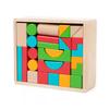 Blocks Creative Wooden Set With 50 Big Pieces For Kids Learning And Imagination