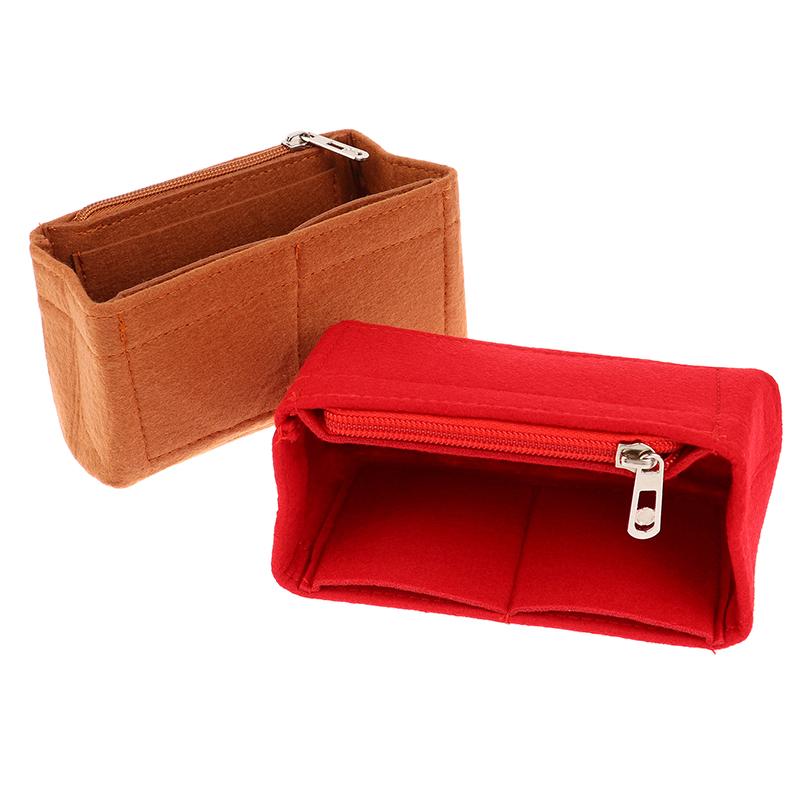 Taschen-Organizer für Mini-Taschen-Aufbewahrungstasche, die Liner-Tasche, Filz-Geldbörsen-Einsatz, Handtasche, Liner-Tasche, Filz-Innenblasentasche