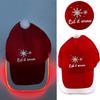 Fashion Glowing Baseball Cap LED Light Up Hiphop Hat Bar Club Props Fluorescent Hat Men Women DJ Dance Supplies Costume