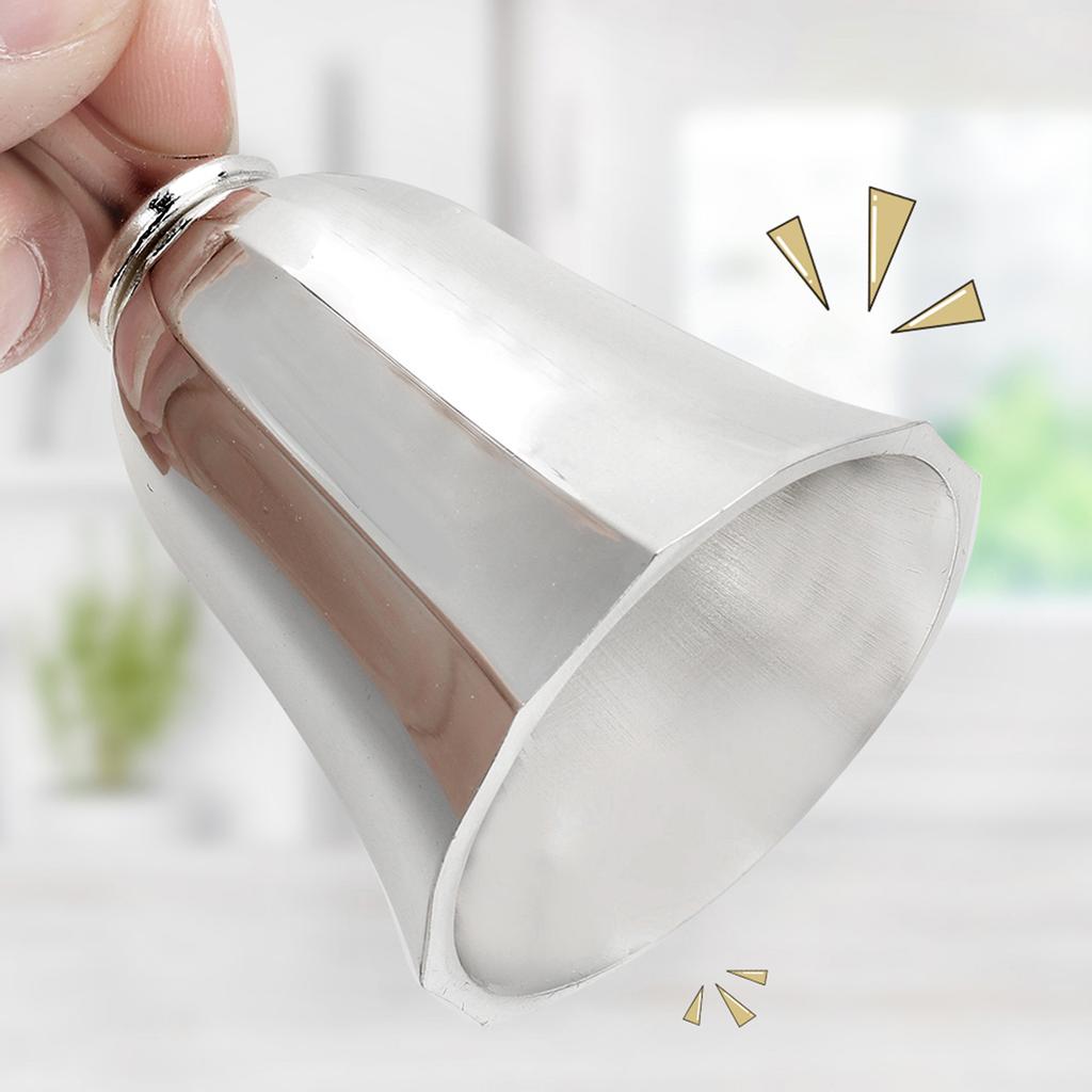 Vintage Zinc Alloy Dinner Hotel Calls Handbell Hand Bell Metal Handicraft Christmas Gifts