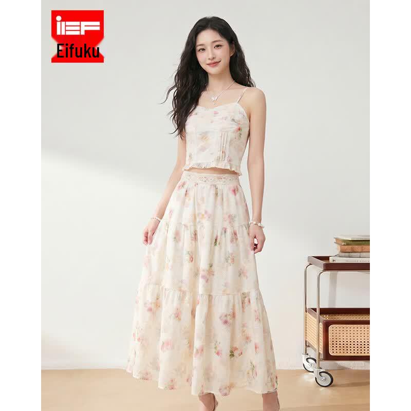 IEF Sweet Korean Style Two-Piece Set S
