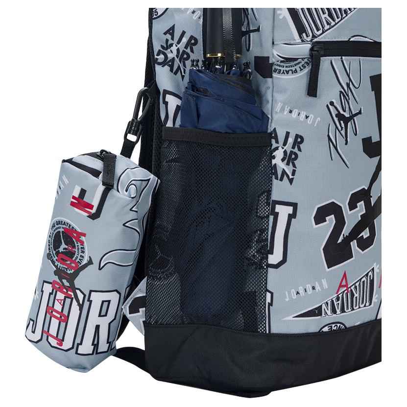 New Jordan Polyester Backpack Medium Unisex Blue & Black JD2533026AD-001
