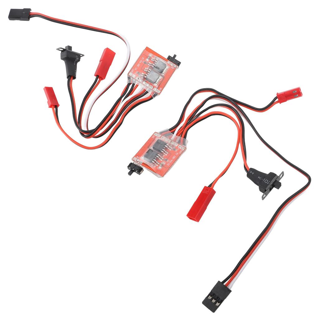 2Pcs RC Brushed Electric Speed Controller 30A Mini Stable RC ESC for 1/16 1/18 1/24 RC Car Boat