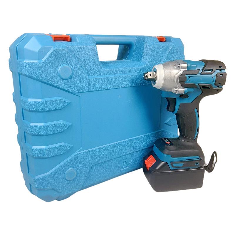 High-Torque Brushless Electric Impact Wrench Set with Lithium Battery for Woodworking & Auto Repair