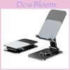 Universal Metal Phone Holder With 360 Degree Rotation And Foldable Adjustable Stand For Desk Or Live Streaming