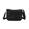 Ladies Retro Simple Medium Soft Leather Shoulder Mother Bag Washed Multi-compartment Large-capacity Mobile Phone Change Bag