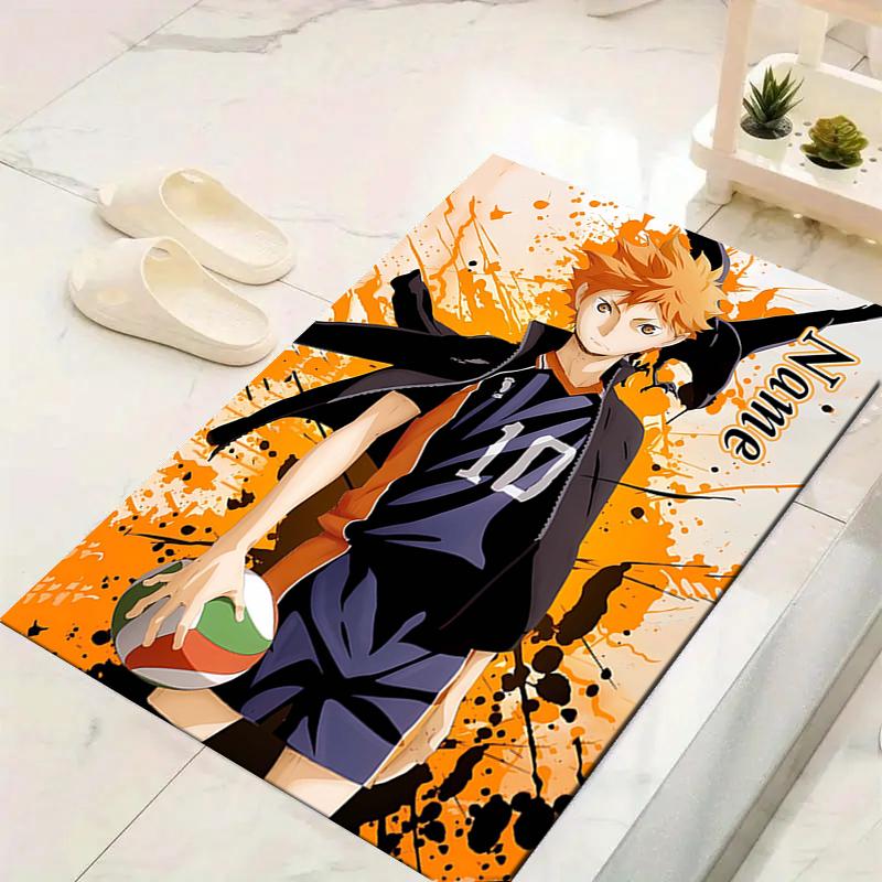 Custom 1Pc Volleyball Spirit Teamwork Triumphs Rug Office Carpet Indoor Outdoor Entrance Doormat Nonslip Soft And Comfortable Living Room D291580