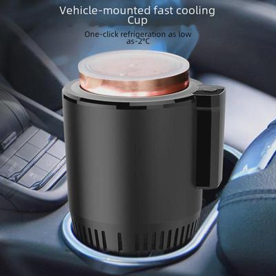 Mini frigider portabil auto: Cupă de răcire rapidă pentru vehicule 12V/24V