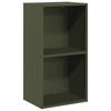 Firewood Rack Olive Green 40 x 30 x 75 cm Cold Rolled Steel