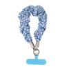Korean Floral Plaid Phone Wrist Strap Women Detachable Phone Chain Universal Anti Lost Lanyard Cute Daily Phone Wristband