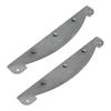 1/2Pcs Thermal Deflector Enhanced Temperature Control Heat Diffuser Plate Heavy-Duty Heat Deflector for Pit Boss