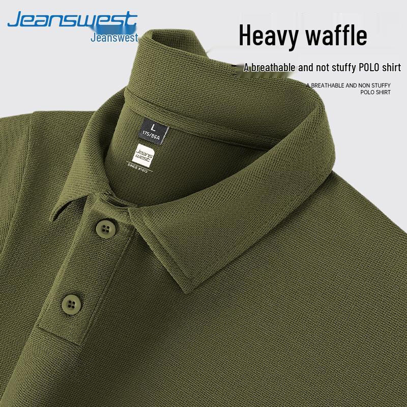 Мужская рубашка поло вафельной вязки Jeanswest 3XL