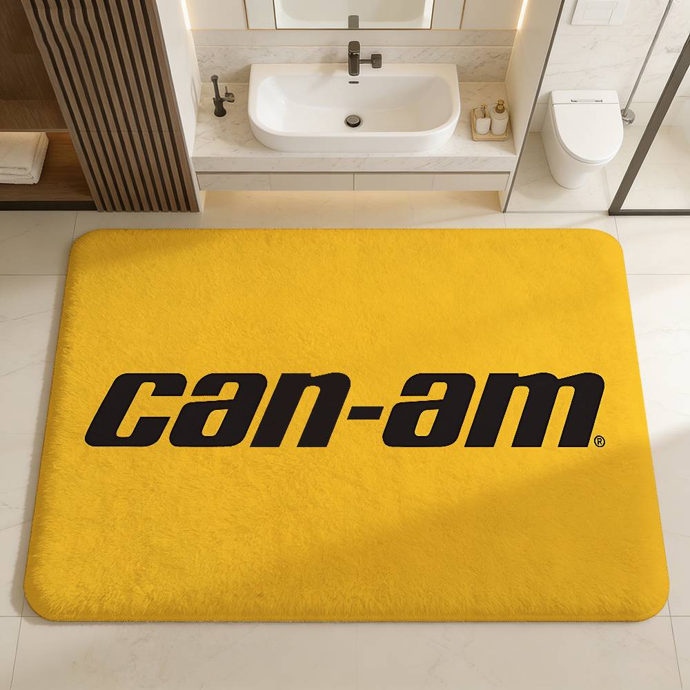 C-Can-AmS Spyder Logo Floor Mat Rectangle Anti-slip Home Soft Badmat Front Door Indoor Outdoor Mat Welcome Doormat