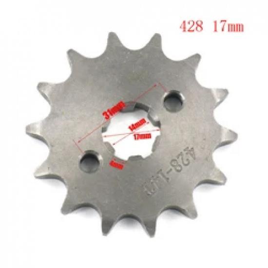 520 20mm 10 11 12 13 14 15 16 17 18 19 20 T Front Engine Sprocket For Honda Lifan ZongShen YCF ATV Quad Dirt Pit bike Buggy