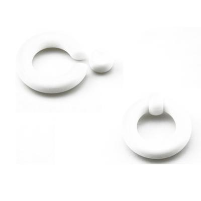 1Pair Acrylic BCR Big Large Size Giant Captive Bead Ring Ear Tunnel Plug Expander Guauge Male Nose Ring Piercing Body Jewelry