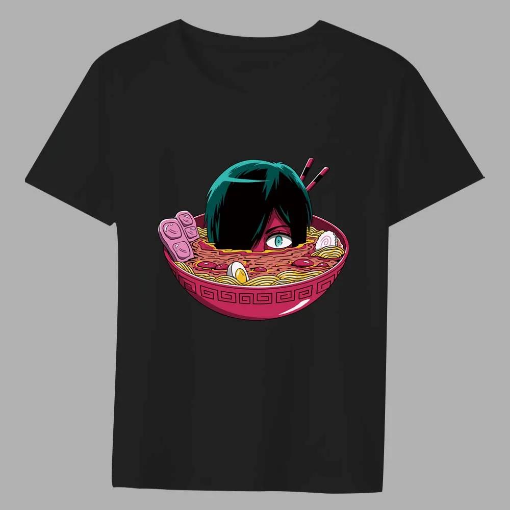 Klassisches Herren-T-Shirt Trend Japanische Jugend Bedrucktes Kurzarmshirt Anime-Serie Lässige Mode Rundhals Weiches Herren-T-Shirt