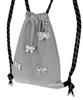 Other-Worldly Silver Ribbon Gym Sack [Grey]