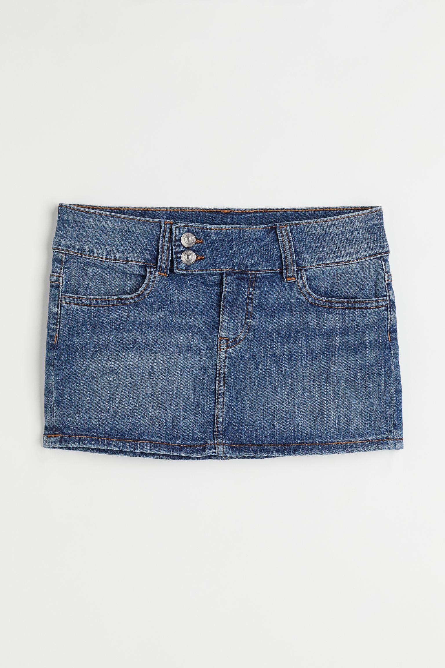 

Denim mini skirt