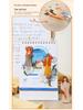Orange-flavored Ketchup Girl Coil PET Sticker Book: 50 Girl Series Character Stickers