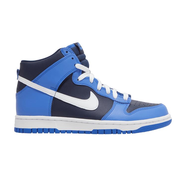 

Кроссовки Nike Dunk High GS Obsidian Синие Средне-Синие Белые DB2179-400