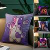 Aphmau Meow Anime Cats Pillow Case Safe Custom Photo Pillow, Anti-Fade Brushed Fleece Cushion, Maternal & Infant Safe.