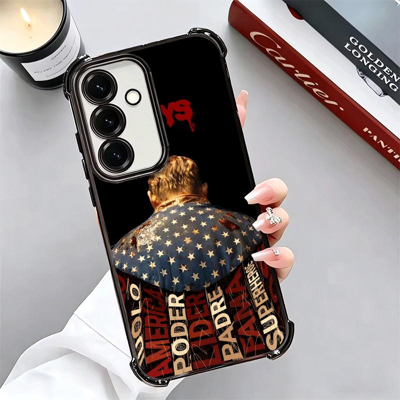 Custodia per Telefono The Boys H-Homelander Placcata Per Samsung A17 A07 A37 A57 A16 A56 A15 A55 A14 A54 A13 A53 A26 A36 A25 A35 A24 A34 A23