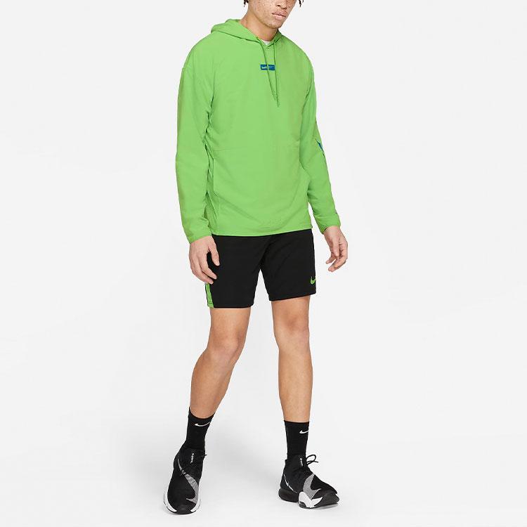 Nike Sport Clash Woven Training Pullover Hoodie Men Tops Bright-Green CZ1487-304