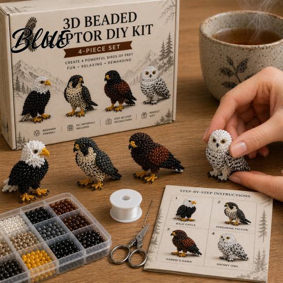 Yetişkinler İçin Boncuk Sanatı Kiti Boncuklu Hayvan DIY Kiti 3D Küçük El İşi Sevimli Örümcek Ahtapot Masa Dekorasyonu Orangutan Kuş Başlangıç Seviyesi Aile Projesi Ev Hafta Sonu