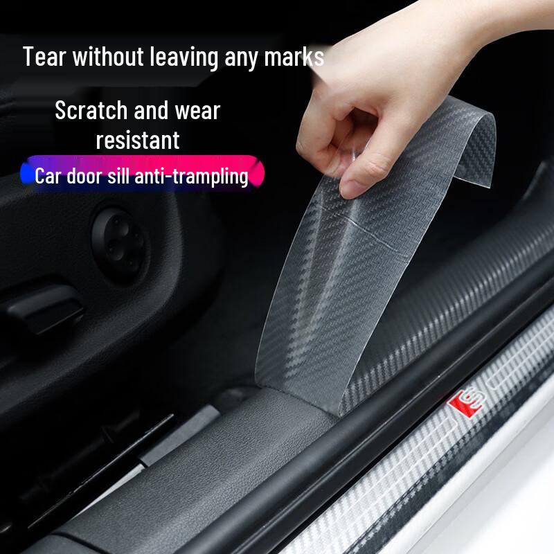 JUNSRM Universal Carbon Fiber Car Protective Film
