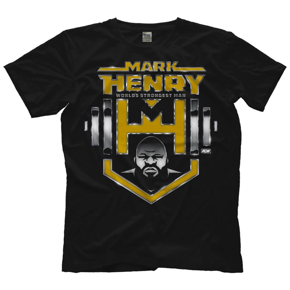 Mark Henry  World#039;s Strongest Man AEW Official TShirt Unisex T-Shirt XXL