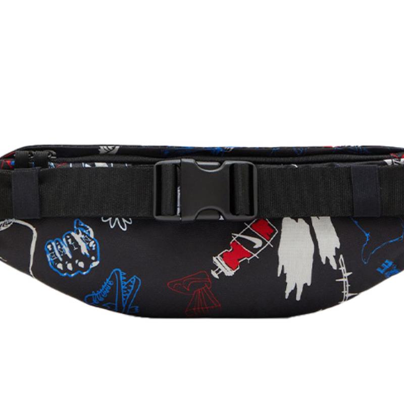 Nike Fabric Crossbody Fanny Pack Regular Unisex Black Casual CQ6299-010