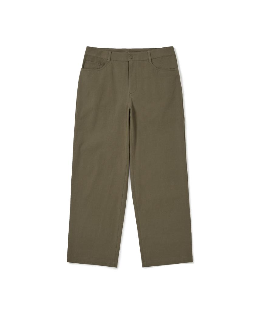 SNOWPEAK APPAREL Kland Semi-Wide Pants (S25Fmdpt90) Yellow Khaki