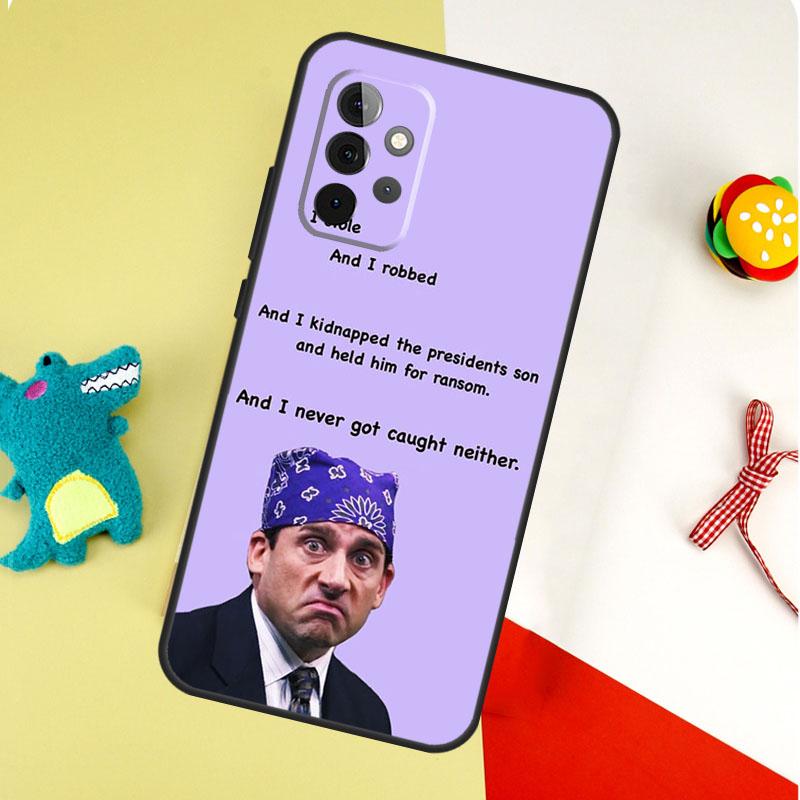 

Michael Scott The Office For Samsung Galaxy A54 A34 A14 A55 A35 A15 A53 A33 A13 A05 A06 A16 A22 A32 A52 Phone Case Samsung A71 4G