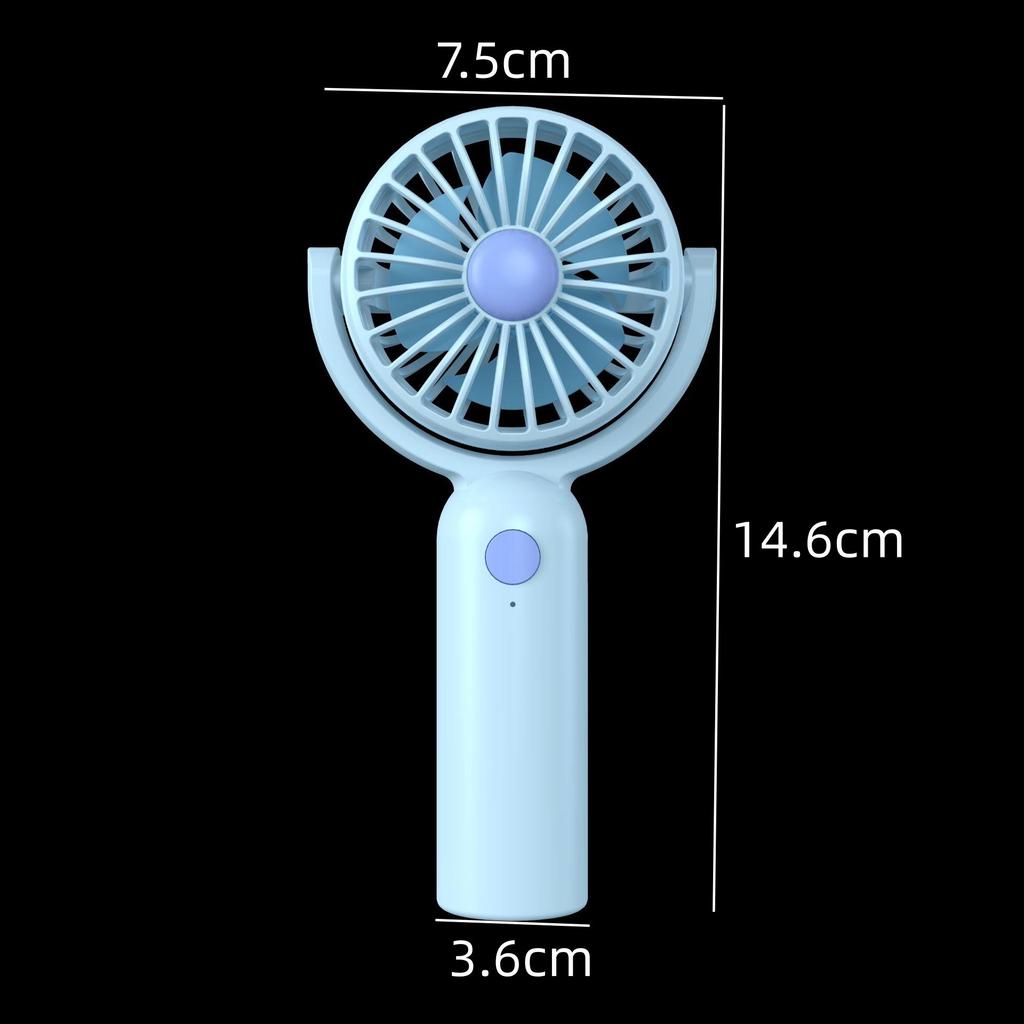 3pcs Portable Handheld Mini Fans with 3 Speed 180° Adjustable USB C Rechargeable for Travel Stylish Indoor Outdoor Eyelash Fan