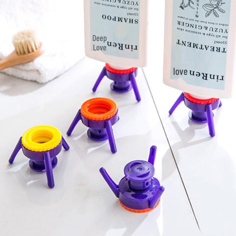 Inverted Bottle Cap for Kitchen & Bathroom: Easy-Pour Spice, Shower Gel & Shampoo Dispenser