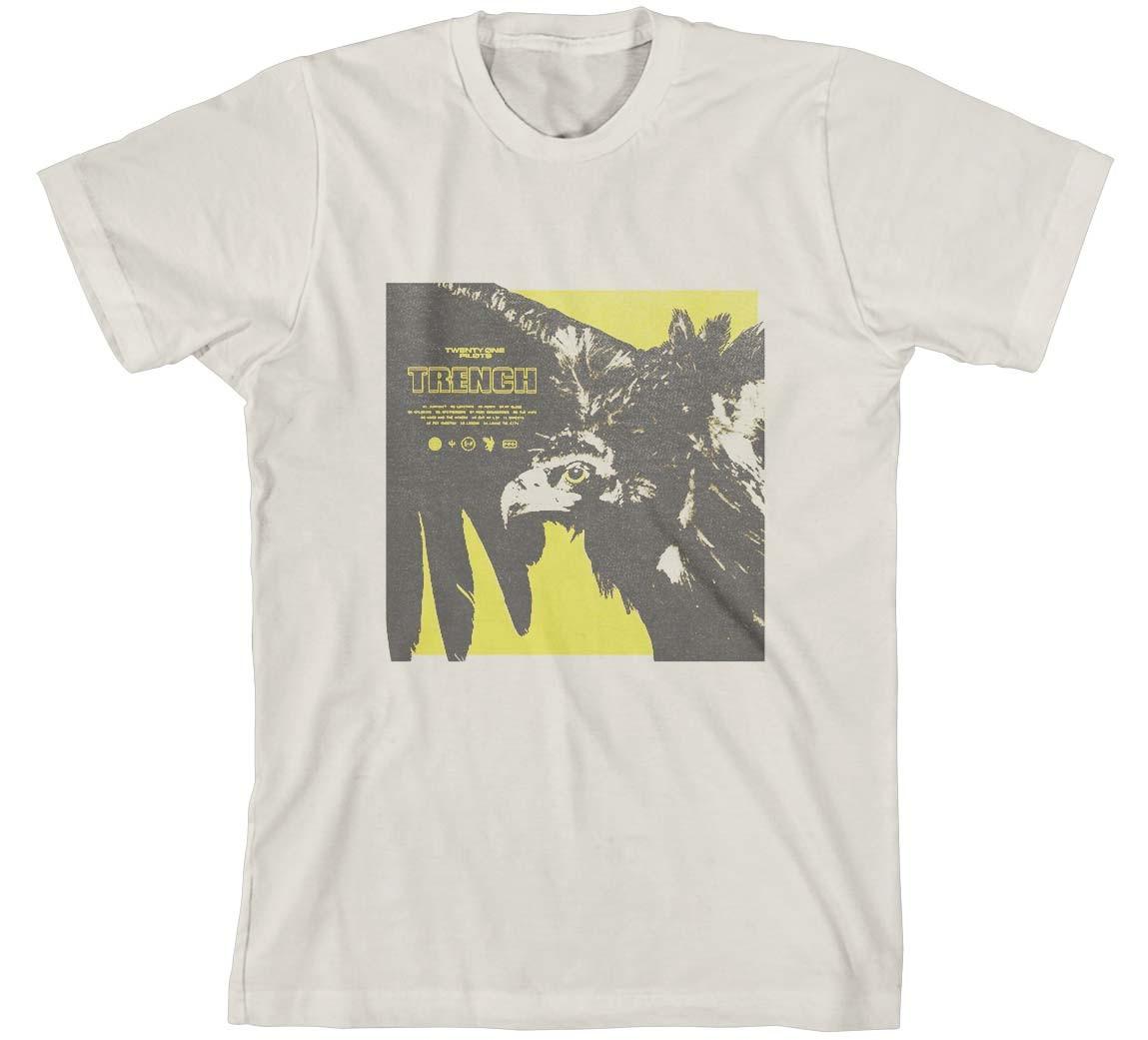 

Men s Twenty One Pilots Trench Cover (Natural) T-Shirt Mens Womens Tees Top Natural 2XL