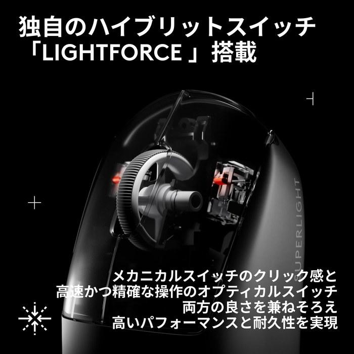 Logicool G PRO X SUPERLIGHT 2 SE 44K DPI Wireless Gaming Mouse - White