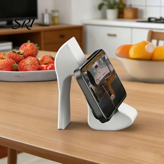 Unique Phone Stand Shoe Holder 3D Printed High Heel Shaped Dock for Desk Cell Display Home Office Table Durable