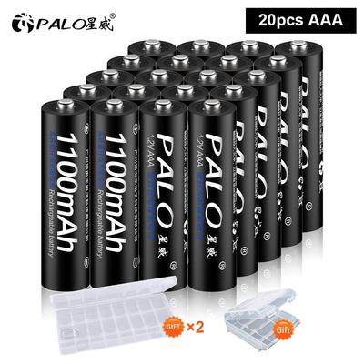PALO Original NI-MH AAA Rechargeable Battery 1.2V 1100mAh Aaa 3a Rechargeable Batteries Bateria for Toy Remote Control