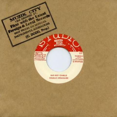 7inch Record CHARLIE ORGANAIRE / SOUL BROTHERS - Bad Boy Charlie / Thunderball DSRCS7015 Studio One/Dub  1966 Japan Reggae, Ska & Dub Used