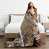 Warm Soft Blanket Camping Good Omens Throw Blanket Flannel Bedspread For Bedroom Fashion Sofa Bed Cover